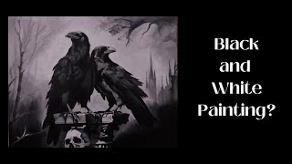 Grayscale Painting Tutorial  Acrylic Tips and Techniques [upl. by Anair]