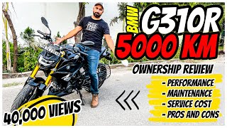 BMW G310R Ownership Review Performance Mileage Service Cost Pros amp Cons [upl. by Linson]