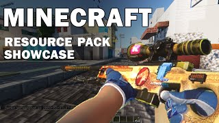 Counter Strike Resource pack Showcase — Minecraft CStrifiky [upl. by Zetneuq]