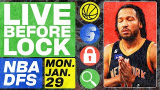 NBA DFS Deeper Dive amp Live Before Lock Monday 12924  DraftKings amp FanDuel NBA Lineups [upl. by Lorin]