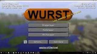 How to install Wurst hacked client for Minecraft 1171 [upl. by Barthelemy]