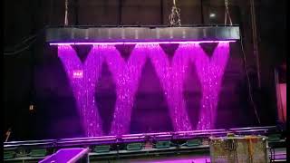 Digital water curtain for stage display [upl. by Ahselak]