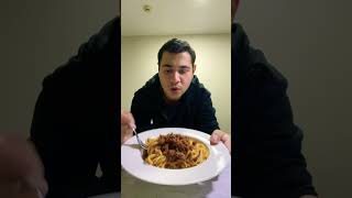 KIYMALI MAKARNA YAPIMI 15 SANİYEDE Bİ SONRAKİ TARİF NE OLSUN YORUMA YAZIN🍝🤤 shortsvideo food [upl. by Annavas]