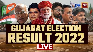 Gujarat Elections 2022 Result LIVE Updates Can BJP Register A Historic Win Over AAP amp Congress [upl. by Ellehcirt209]