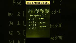 Dice reasoning tricks  Open dice reasoning tricks  reasoning tricks shortvideo [upl. by Tlok]