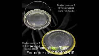 German Silver Trays [upl. by Anilave]