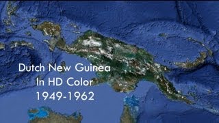 Dutch New Guinea in HD Color 19491962 [upl. by Marieann]