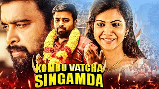 Kombu Vatcha Singamda 2024 New Released Hindi Dubbed Action Movie  M Sasikumar Madonna Sebastian [upl. by Maccarone]