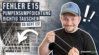 Pumpensumpfdichtung tauschen Geschirrspüler  so geht es [upl. by Halsted]