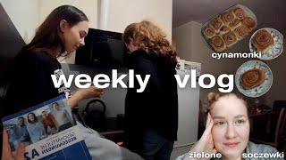 pieczenie cynamonek i ZJADŁAM GLINĘ  weekly vlog [upl. by Zemaj]