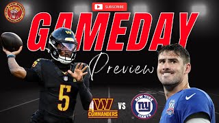 Washington Commanders VS New York Giants Preview Podcast [upl. by Snodgrass]