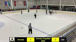 Arvada Bantam Black vs Juneau AK Capitals [upl. by Nomihs]