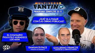 ¿Qué pasa con la obra pública con Guillermo Francos y Damian Di Pace  Multiverso Fantino  2211 [upl. by O'Shee]