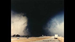 Hesston F5 Tornado 1990 Compilation [upl. by Winifield]