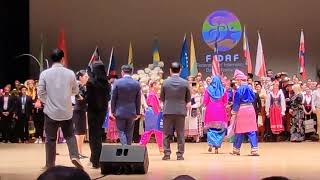 2023 Cheonan World Dance Festival Welcoming Ceremony International Gifts Exchange [upl. by Surtimed]