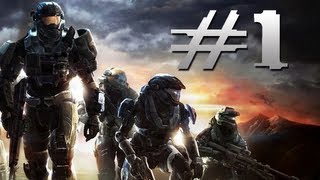 Halo Reach  CoOp Walkthrough Legendary Mission 1 HD XBOX 360 [upl. by Elleraj14]