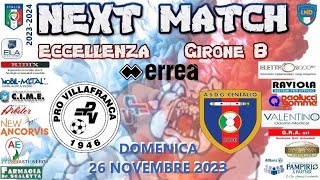 PRO VILLAFRANCA 02 Giovanile Centallo HIGHLIGHTS 12 Giornata Eccellenza Girone B Piemonte [upl. by Odracer]