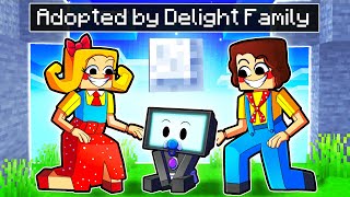 Adopted by MISS DELIGHT FAMILY in Minecraft [upl. by Prakash928]