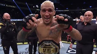 UFC 269 Charles Oliveira Octagon Interview [upl. by Nallak]