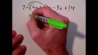 Solving Algebraic Equations Involving Parentheses [upl. by Afital113]