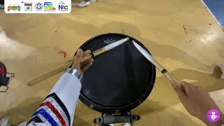 Vette Drumline Cadence  Snare Drum Cam Eudes Neto  Banda Marcial Máster Maurício de Nassau 2024 [upl. by Bethina]