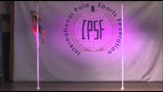 WORLD POLE SPORTS 2013  IPSF  IRINA ZELENKOVA  RUSSIA [upl. by Einial]