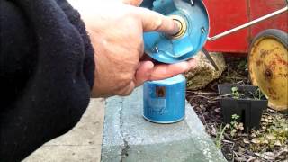 How to fit a bayonet style Gas Canister to your Camp Stove or Cooker [upl. by Eissehc]