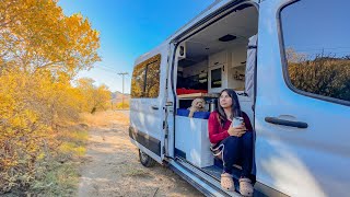 VAN LIFE I Thought Someone Was BREAKING IN Solo Female Safety Tips [upl. by Akir]