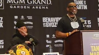 🚨TANK SHOTS at FLOYD🚨 Gervonta Tank Davis DISSES Floyd Mayweather at Tank vs Martin presser [upl. by Leelaj]