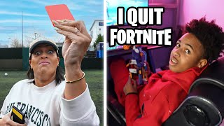 MAKING VIRAL FOOTBALL TIKTOKS  LORENZO QUIT FORTNITE [upl. by Ihc53]