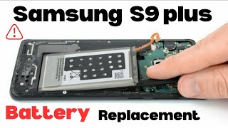 How to replace battery samsung S9 plus samsungs9plus [upl. by Ayarahs725]