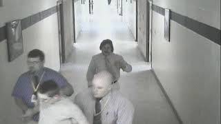 Kid gets tackled running down the hallway by three staff [upl. by Gastineau]