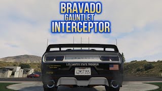 GTAO BRAVADO GAUNTLET INTERCEPTOR REVIEW [upl. by Leafar]