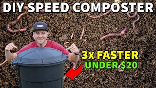 How To Make Unlimited Compost FAST In A 20 Trash Can EASY DIY Guide [upl. by Macfadyn244]