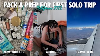 prep pack amp travel with me for my FIRST solo trip ✈️  vidcon 2022 [upl. by Arthur125]