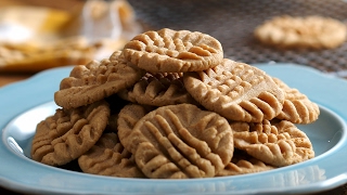 3Ingredient Peanut Butter Cookies [upl. by Anahpets]