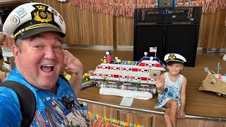 Viking Ship Building Challenge On Carnival Cruises [upl. by Ahsekyw]