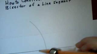 How to Construct an Angle and a Perpendicular Bisector [upl. by Cox]