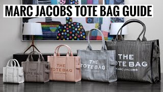 MARC JACOBS THE TOTE BAG COMPARISON  Micro Mini Medium Large XL ProsCons  Mod Shots [upl. by Oilegor]