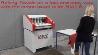 RM7 S Towel Roller Lamac Machinery [upl. by Atiuqer363]