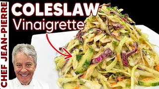 Classic Vinaigrette Coleslaw  Chef JeanPierre [upl. by Ennasil628]