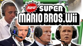 US Presidents Play New Super Mario Bros Wii 10 [upl. by Ocin]