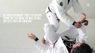 BJJ TECHNIQUE LEG DRAG  ESTIMA LOCK [upl. by Aynav756]