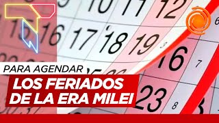 Calendario de feriados 2024 cuántos findes largos habrá y cuál será el quotsuper feriadoquot de seis días [upl. by Gottlieb]