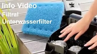 Filtral Teichfilter  Video Oase UVC Teichfilter Filtral 2500 UVC und Oase Filtral 5000 UVC [upl. by Whit]