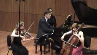 ParnasSerkin Trio  Brahms Trio in B Major  ii Scherzo [upl. by Akenot]