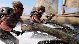 Attack of the Sky Pirates Full Scene  Waterworld 🌀 4K [upl. by Ver]