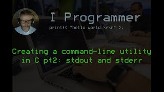 How to Write a Command Line Utility in C stdout and stderr C Programming [upl. by Rabah]