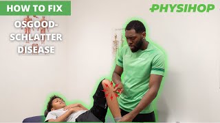 How to fix Osgood Schlatter disease  Best exercises [upl. by Toffic308]