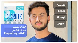 Claritek Tab 500mg Clarithromycin usage and Benefits۔ Tab ۔ Syrup۔ Drops ۔ Full Reviews۔Antibiotic [upl. by Seumas]